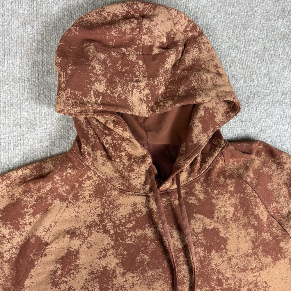 Lululemon Men's XL Brown‎ Camo Hoodie Pullover Athletic Training Sweatshirt - Picture 9 of 9
